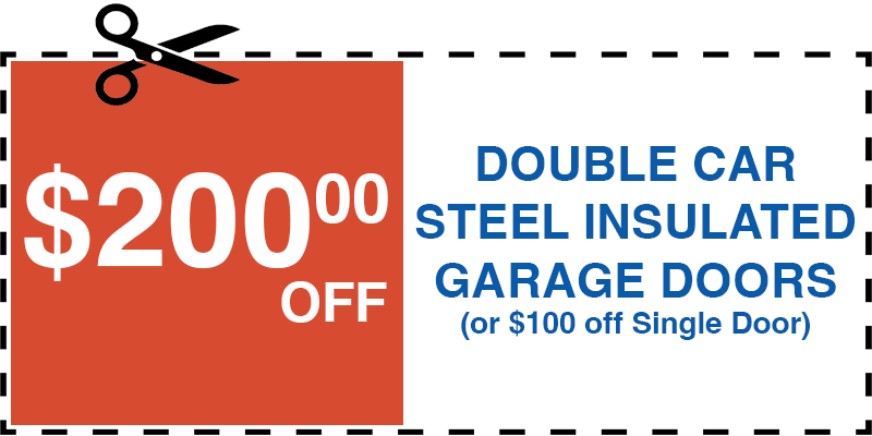 200 off garage door repair
